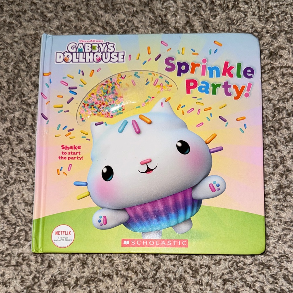 Scholastic Gabby's Dollhouse Sprinkle Party Book - Multicolor
